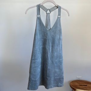 BCBG MaxAzria Grey Suede Abbott Dress